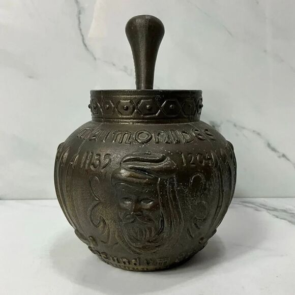 Vintage Other - VINTAGE 1968 Schering Brass Mortar & Pestle 6th Edition